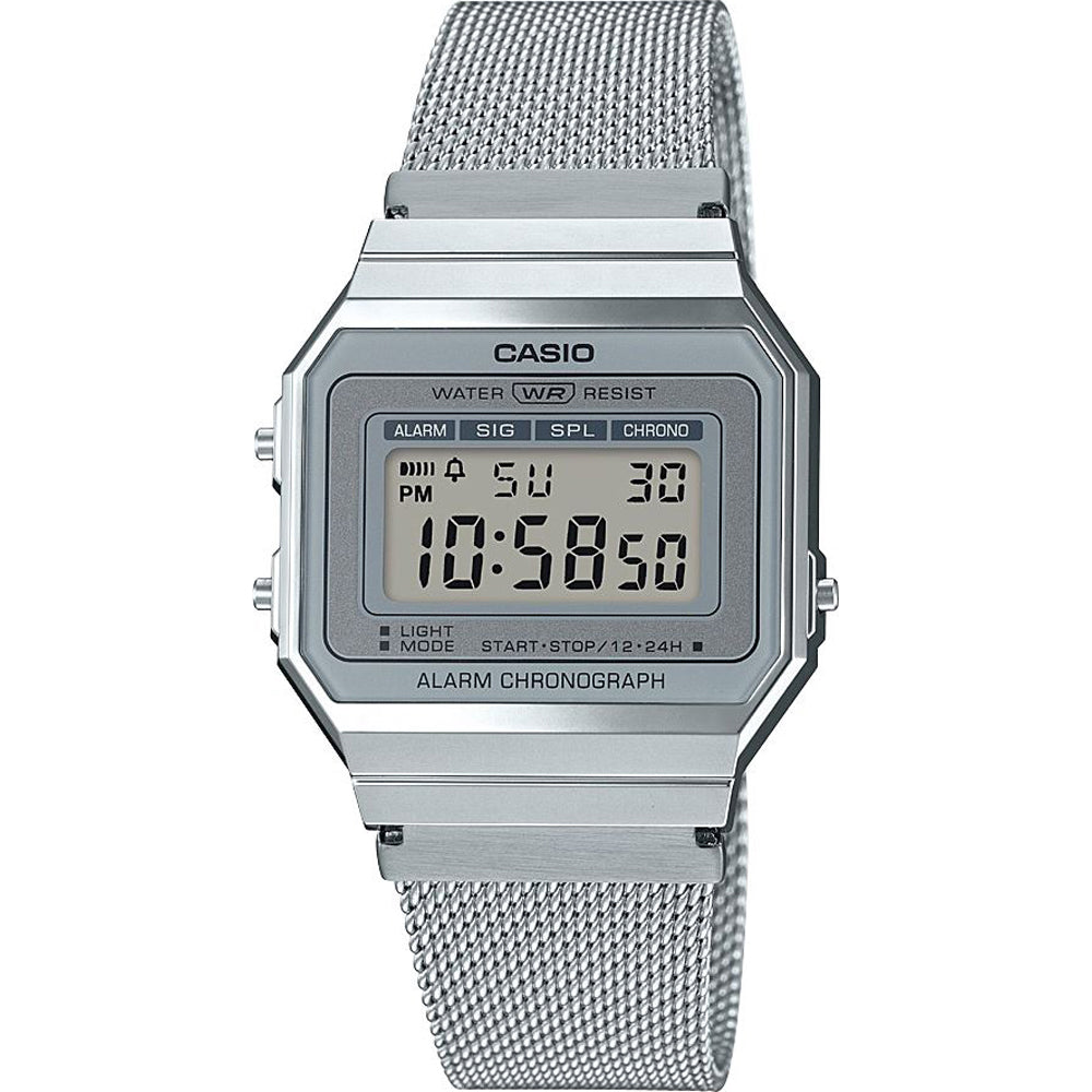Relógio Digital Casio Prateado - A700WEM-7A