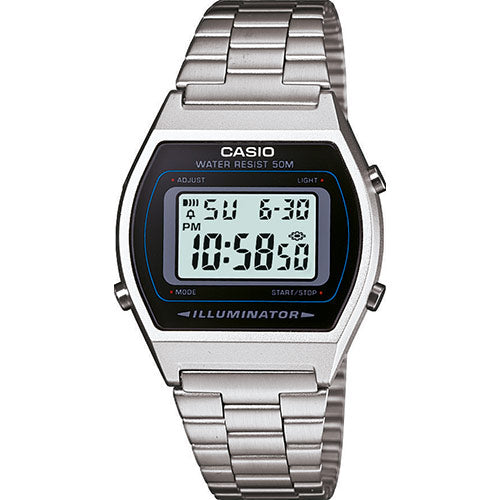 Relógio Digital Casio Prateado - B640WD-1A