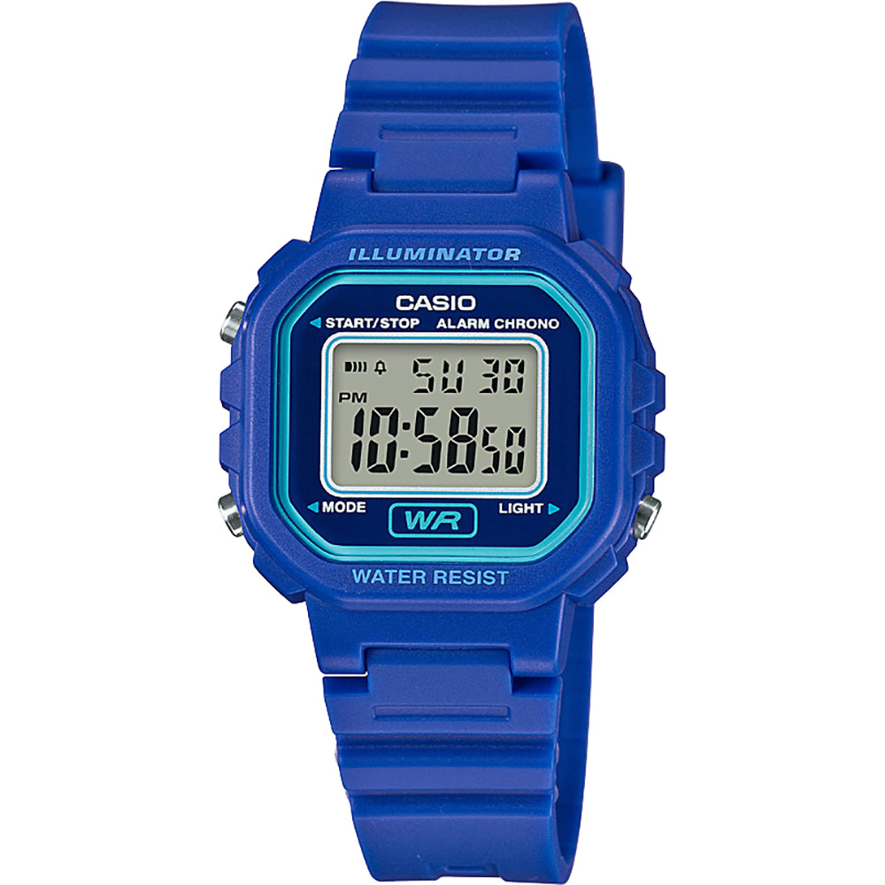 Relógio Digital Casio Azul - LA-20WH-2A