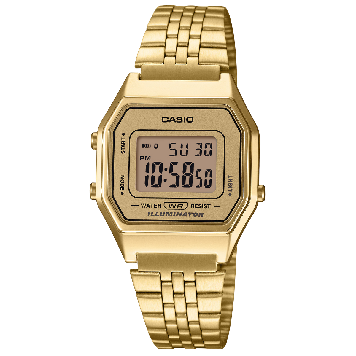 Relógio Digital Casio Dourado - LA680WEGA-9