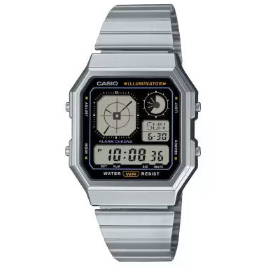 Relógio Digital Casio Prateado - A130WE-1A