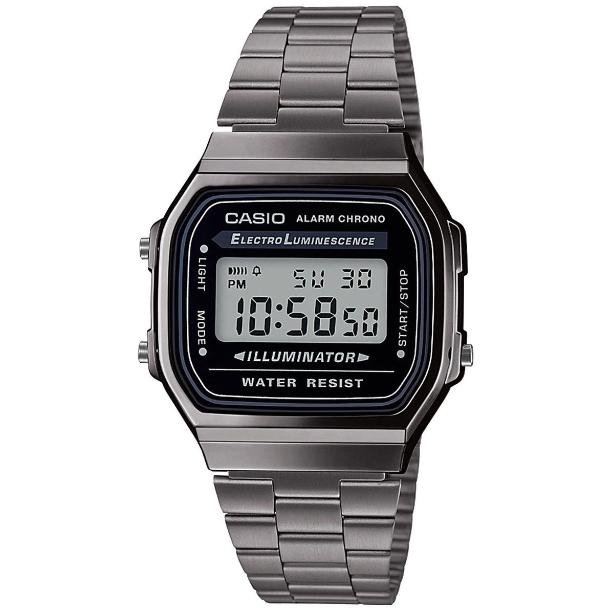 Relógio Digital Casio Cinzento Escuro - A168WEGG-1A