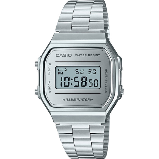 Relógio Digital Casio Prateado - A168WEM-7