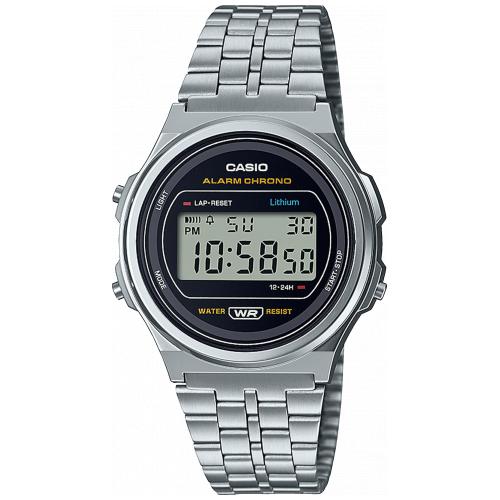 Relógio Digital Casio Prateado - A171WE-1A