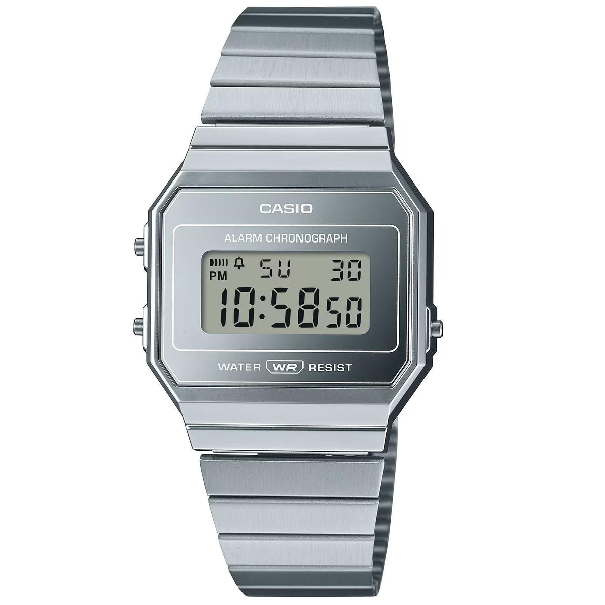 Relógio Digital Casio Vintage Prateado - A700WEV-7A