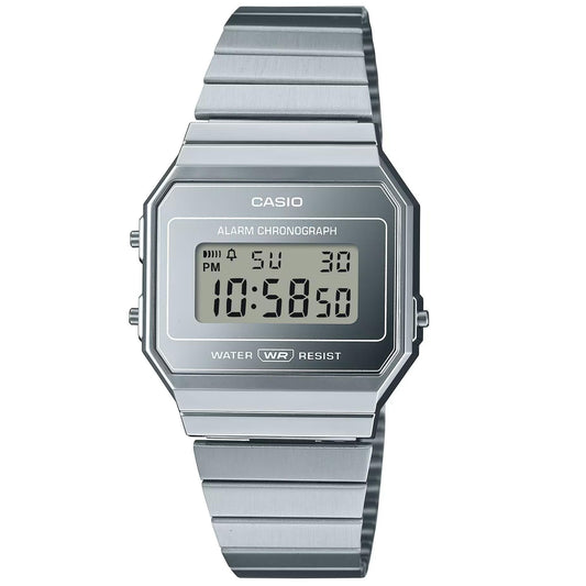 Relógio Digital Casio Vintage Prateado - A700WEV-7A