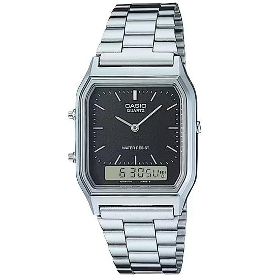 Relógio Casio Quartz Prateado - AQ-230A-1DMQ