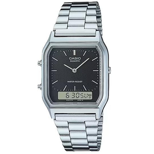 Relógio Casio Quartz Prateado - AQ-230A-1DMQ