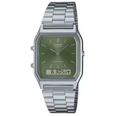 Relógio Casio Quartz Verde - AQ-230A-3AMQY