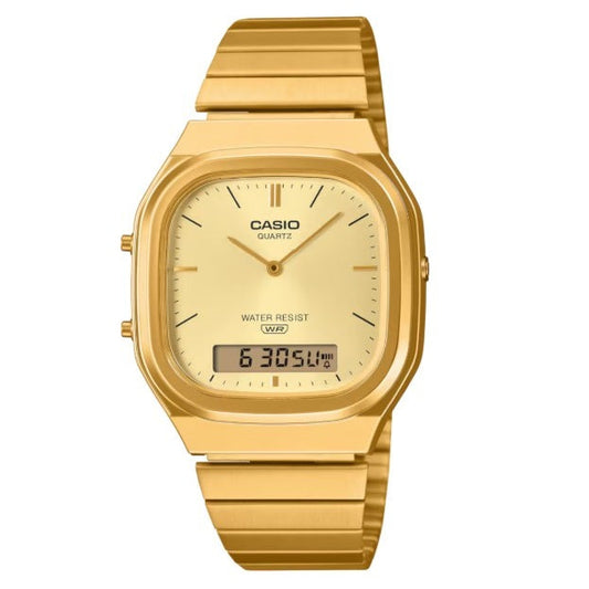 Relógio Casio Vintage Dourado - AQ-240EG-9A