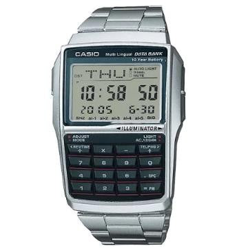 Relógio Digital Casio Data Bank Prateado - DBC-32D-1A