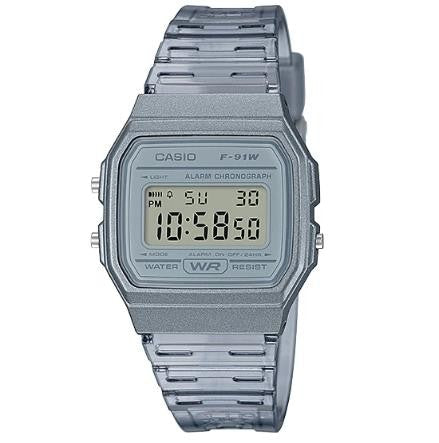 Relógio Digital Casio F-91W Cinzento - F-91WS-8
