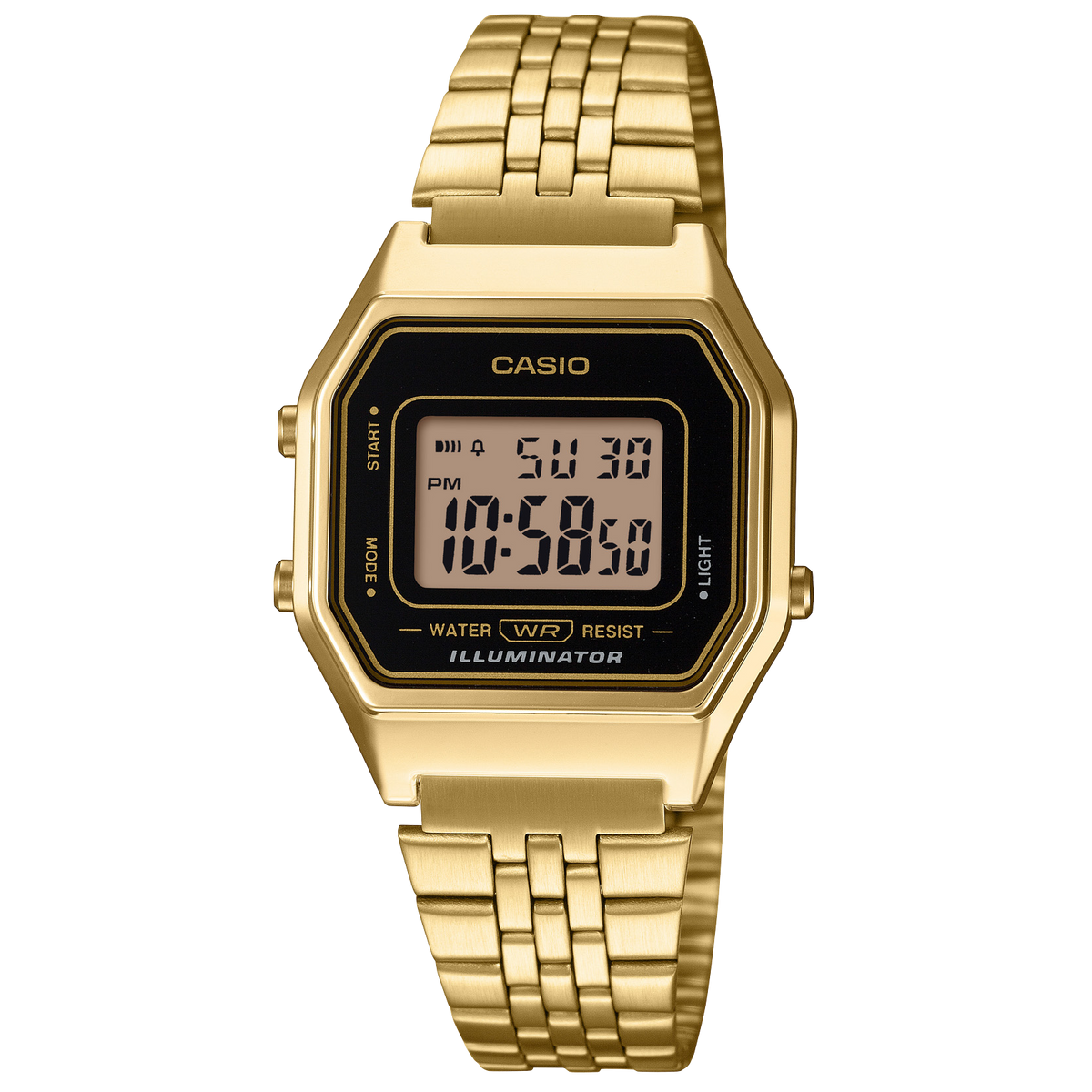 Relógio Digital Casio Dourado - LA680WEGA-1