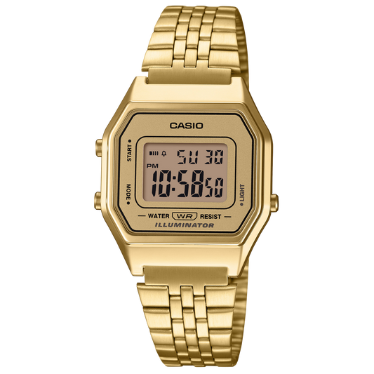Relógio Digital Casio Dourado - LA680WEGA-9