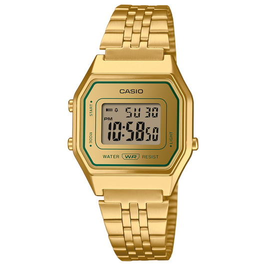 Relógio Digital Casio Dourado Clássico - LA680WEGV-9A