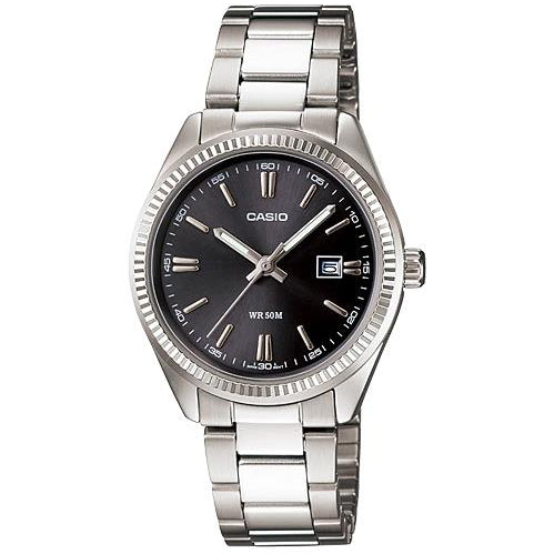Relógio Analógico Casio Preto - LTP-1302D-1A1