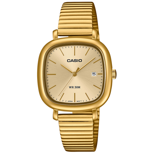 Relógio Analógico Casio Dourado - LTP-B166G-9AV