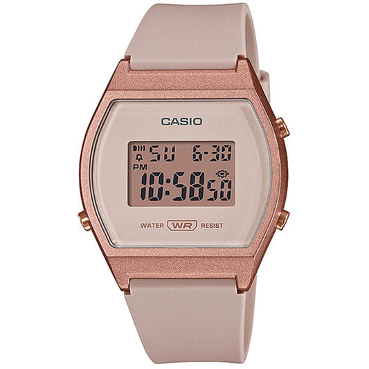 Relógio Digital Casio Ouro Rosa - LW-204-4A