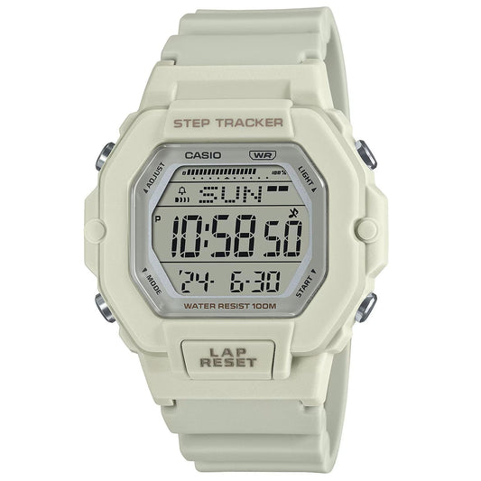 Relógio Digital Casio Bege - LWS-2200H-8AV