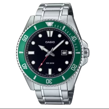 Relógio Analógico Casio Verde - MDV-107D-3AV