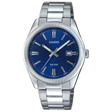 Relógio Analógico Casio Azul - MTP-1302D-2AV