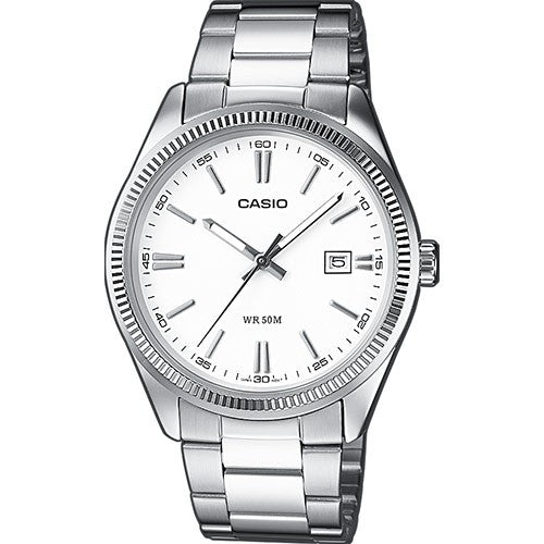 Relógio Analógico Casio Branco - MTP-1302D-7A1