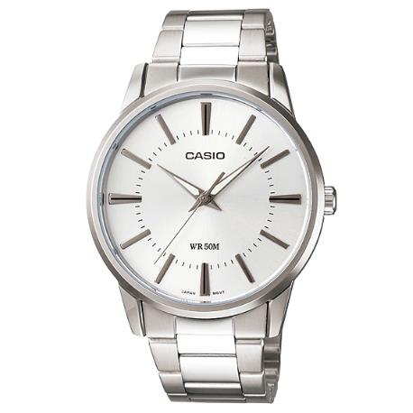Relógio Analógico Casio Prateado - MTP-1303D-7A