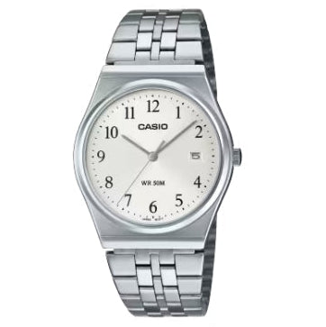 Relógio Analógico Casio Prateado - MTP-B145D-7BV