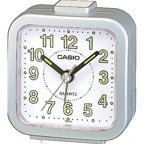 Despertador Analógico Casio Prateado - TQ-141-8EF
