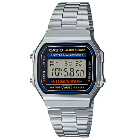 Relógio Digital Casio Illuminator - A168WA-1